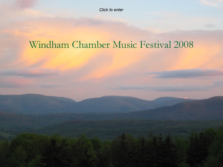 Windham Chamber Music Festival 2008